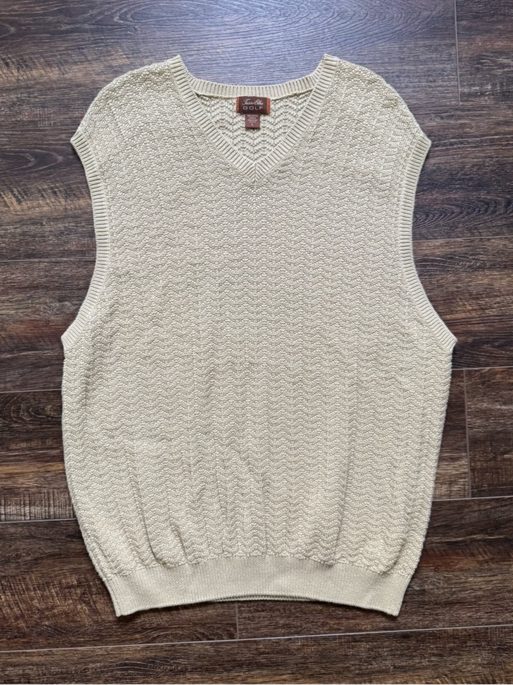 Tasso Elba blue golf sweater vest